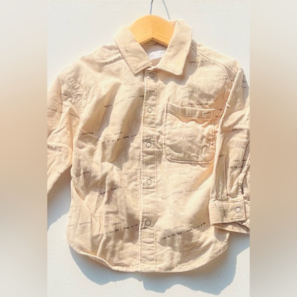 Zara Other - Zara Baby Boy Corduroy Button Down Shirt